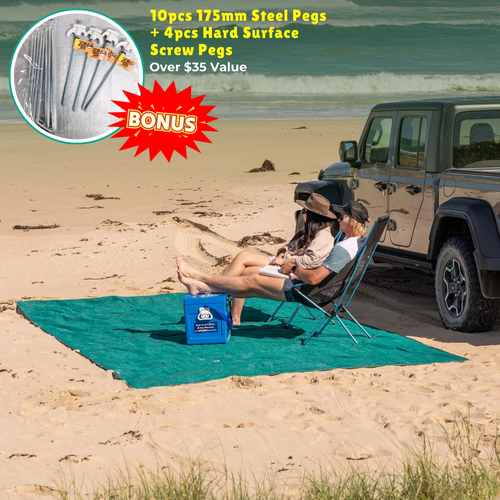 CGear Multimat 7.5m X 2.4m CGear Annex Tent Multi Mat Camping Caravan + 10 Pegs