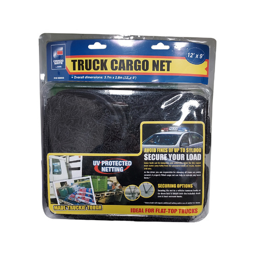 Cargo Mate Heavy Duty Jumbo Cargo Trailer Net Truck Trailers Trayback Mesh