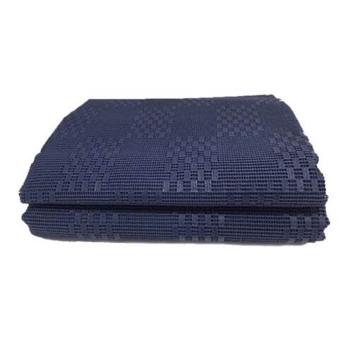 SUPEX CARAVAN NON-SLIP ANNEXE FLOOR MATTING 2.5m X 5.0m BREATHABLE FLOORING BLUE