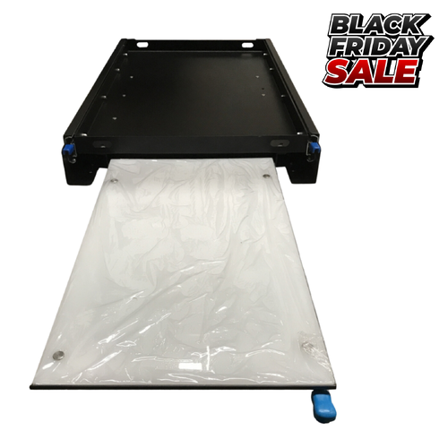 Large Fridge Slide with Slide Out Table & Cutting Board 4WD Caravan 125Kg