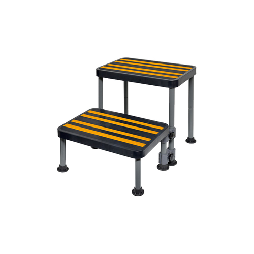 Lightweight Caravan RV Step 150kg Rated Compact Easy Storage Slip Resistant +Bag