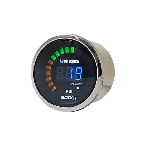 52mm Electronic Digital Turbo Petrol Boost Gauge by Autotecnica S15 WRX FPV XR6T