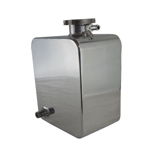 Monza Polished Alloy Radiator Overflow Tank Ford XA XB XR XT XW XY GT