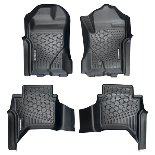 Mudtamer Floor Mats Full Set Suits Next Gen Ford Ranger/Raptor 2022+
