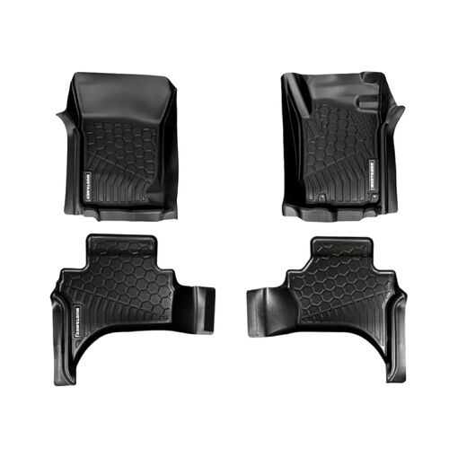 Mudtamer Floor Mats Full Set Suits Mitsubishi Triton MQ/MR 2015-2023