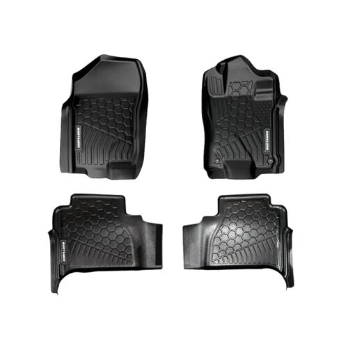 Mudtamer Floor Mats Full Set Suits Nissan Navara NP300 Automatic 2017+