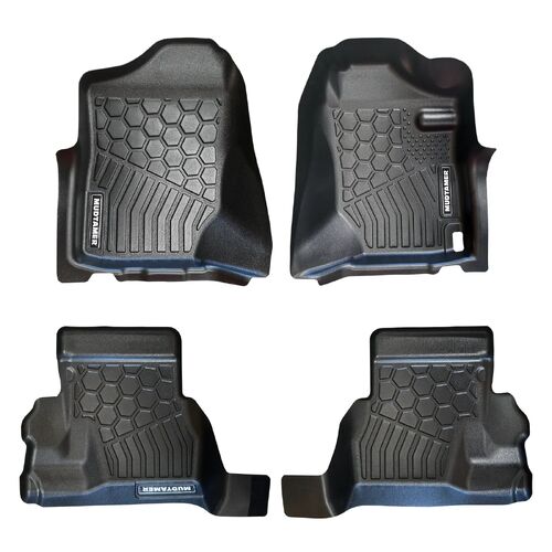 Mudtamer Floor Mats Full Set Suits Suzuki Jimny Manual 2019+