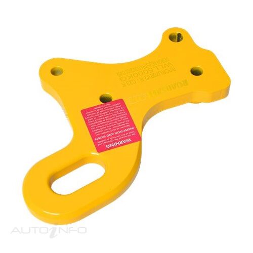 Rated Recovery Tow Point Suits 70 Series Landcruiser Extended To Suit For Bash Plate (76/78/79 Series)