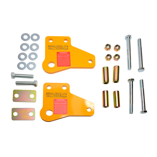 Rated Recovery Tow Point Pair Suits 200 Series Landcruiser FR V3