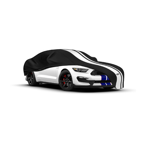 Premium SAAS Black Show Car Cover Ford Mustang 1964-2020 GT V8 Ecoboost 5.0m
