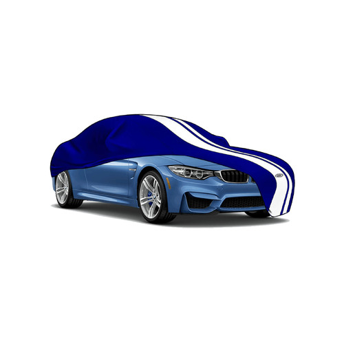 SAAS Medium Indoor Show Car Cover 4.5m Blue Soft Suits BMW M3 E36 E46 Coupe