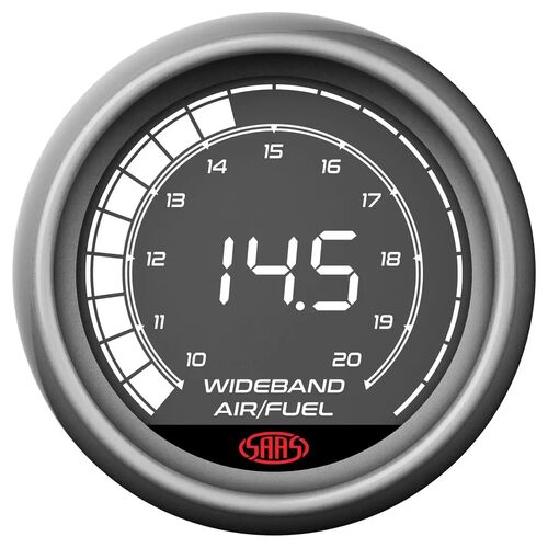 SAAS Digital Muscle Series 52mm  Air Fuel Ratio Gauge Wide Band 12V