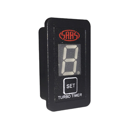 SAAS TURBO TIMER DIGITAL SWITCH GAUGE AUTO CARLING 49 X 23mm UNIVERSAL