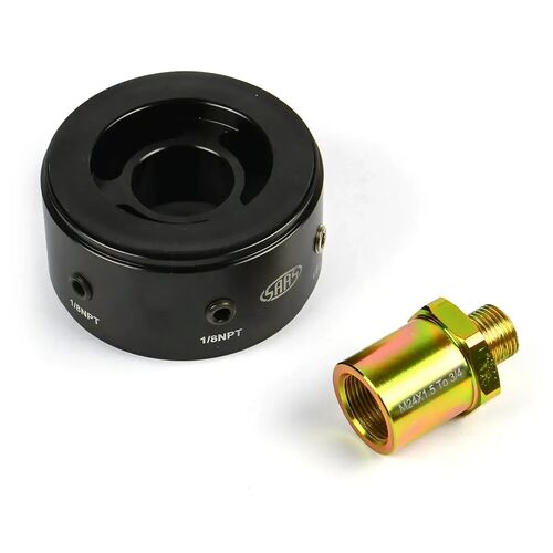 Saas Oil Filter Sandwich Plate and Filter Bolt Kit SGAP6 M24 x 1.5 to 3/4 x 16