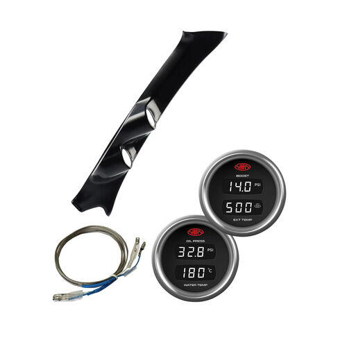Pillar Pod Digital Gauges for TOYOTA HILUX LN 1997-2005 Boost Exhaust Oil Water