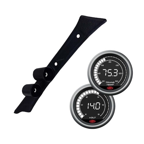 Pillar Pod w/ Digital Tran Temp 20°-160°C & Volt 8-18V EGT for Landcruiser 80