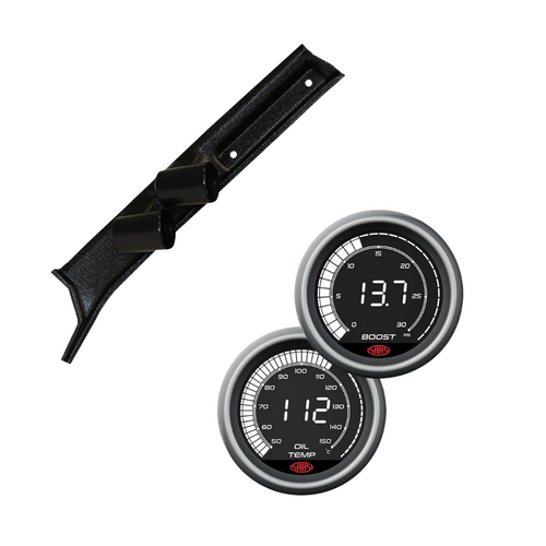 Pillar Pod w/ Digital 0-30 Diesel Boost 20-160 Oil Temp for Landcruiser 70 76 78 79 2009-2016