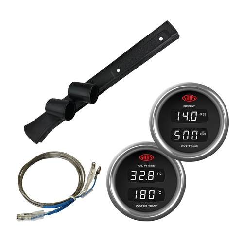 Pillar Pod Digital Gauges for LANDCRUISER Troopy 1985-1999 Boost EGT Oil Water