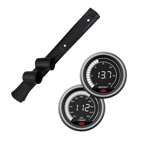 Pillar Pod w/ Digital Diesel Boost & Oil Temp suit  Toyota Landcruiser LC70 2000-09 78 79 