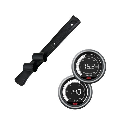 Pillar Pod w/ Digital Trans Temp & Volt Gauges for Landcruiser LC70 76 78 79 from 2016 Onwards