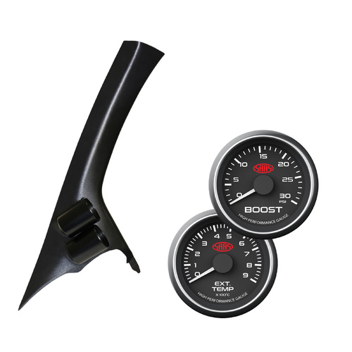 Pillar Pod w/ 0-30 Diesel Boost 0-900 Ext Temp Navara D40 2006-15 Pathfinder R51