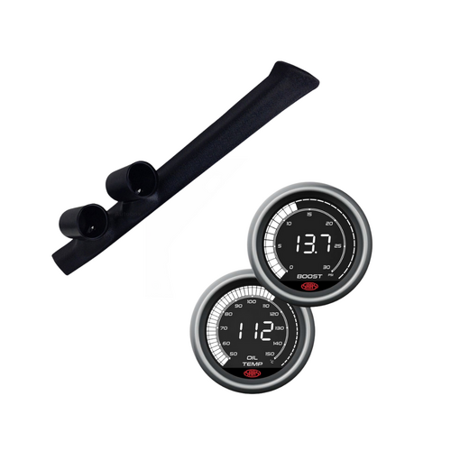 Pillar Pod w/ Digital 0-30 Diesel Boost 20-160 Oil Temp for Nissan GQ Patrol Y61 1987-97