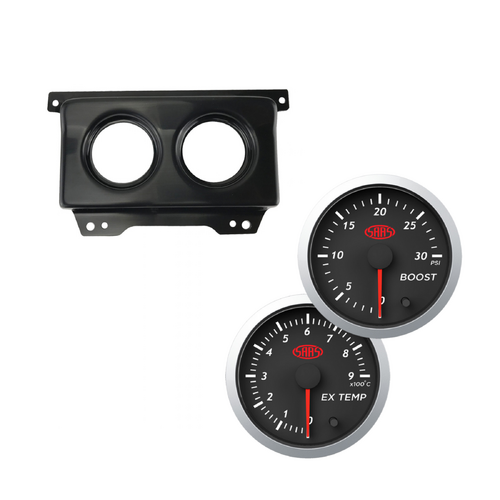 SAAS Dash Gauge Pod w/ Boost Exhaust Sender Suits Nissan Patrol 2004-2016 GU