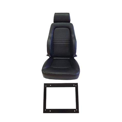 Autotecnica 4X4 Adventurer PU Leather Seat S3 Single for LC 75-79 Ser w/ Adaptor