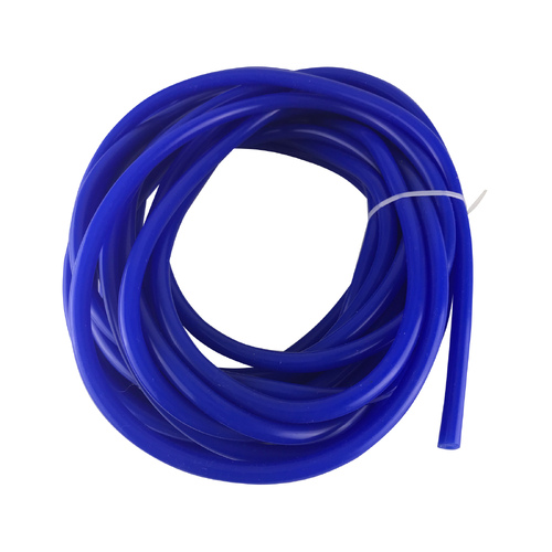 SAAS Silicone Vacuum Boost Gauge Hose 4mm x 3 Metres Blue High Temp Resistant
