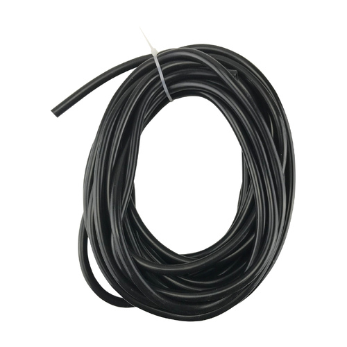 SAAS Silicone Vacuum Boost Gauge Hose 5mm x 3 Metres Black High Temp Resistant