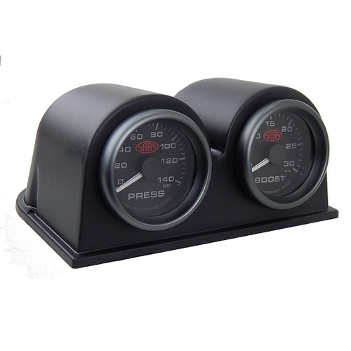 SAAS Diesel Boost 0-30PSI and Oil Pressure 0-140PSI Gauges plus Free Pod 4WD TDI