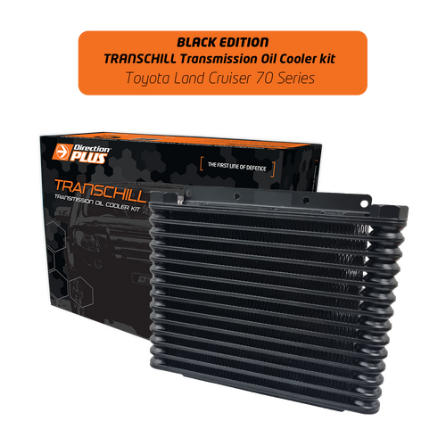 TransChill Arctic Black Transmission Cooler Kit Suits Landcruiser 70 Series